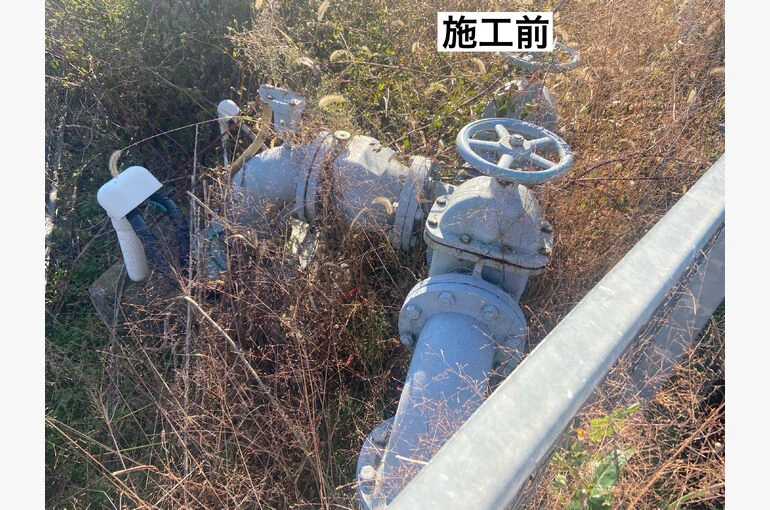    大田原市金田北部の揚水機・ポンプ制御盤を塗装しました！   