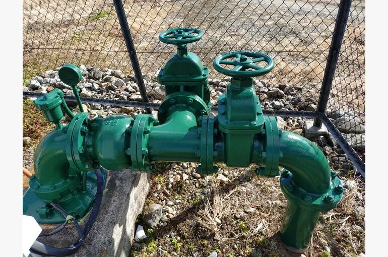    大田原市金田北部の揚水機・ポンプ制御盤を塗装しました！   