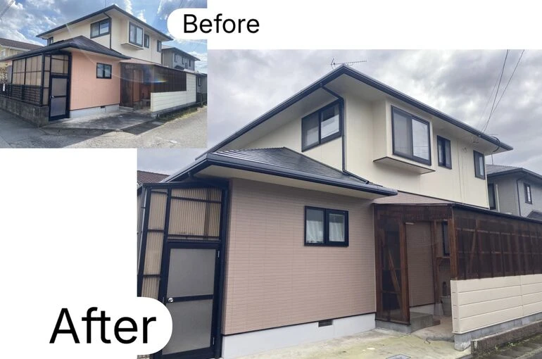    【大田原市 N様邸】屋根・外壁・外塀塗装工事が完了しました！   