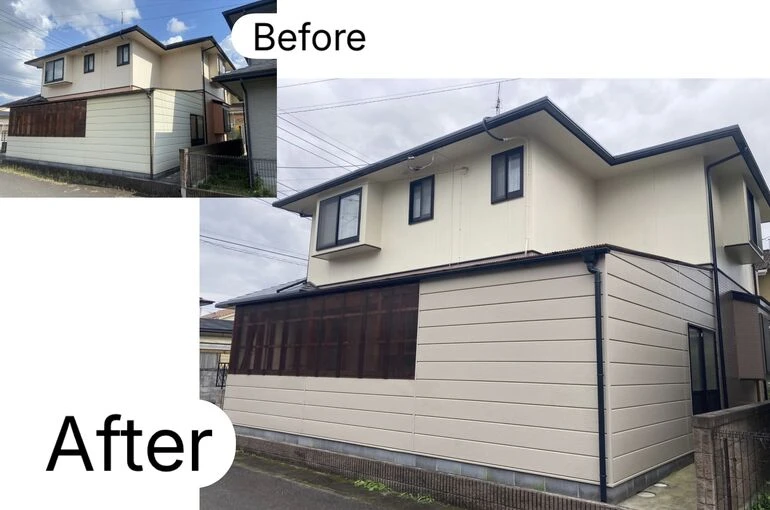    【大田原市 N様邸】屋根・外壁・外塀塗装工事が完了しました！   